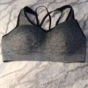 PINK Victoria's Secret Heathered Sports Bra